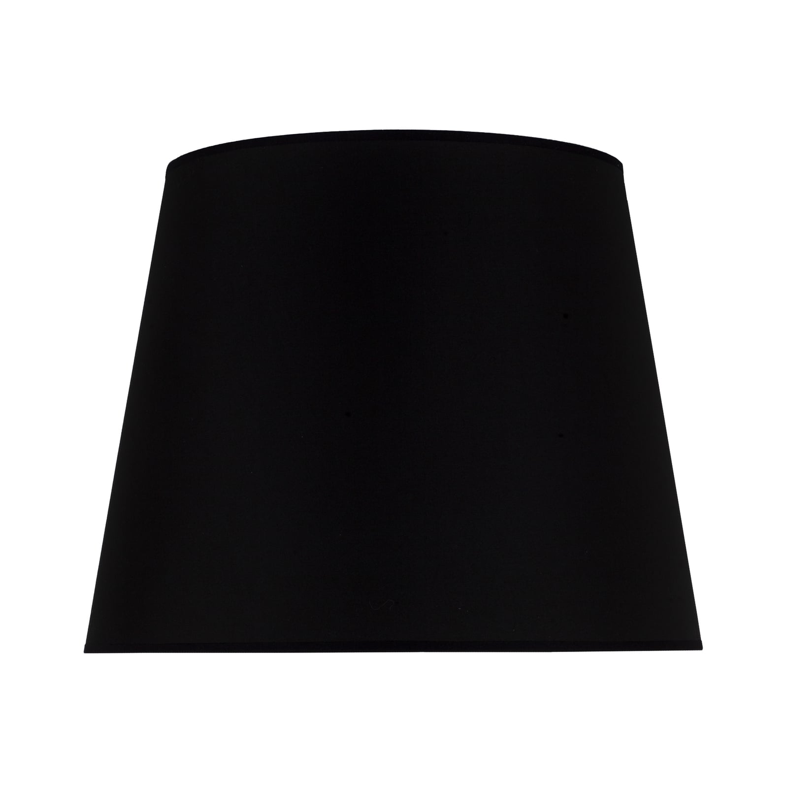 Lampeskjerm Classic L for gulvlamper svart tekstil forfra
