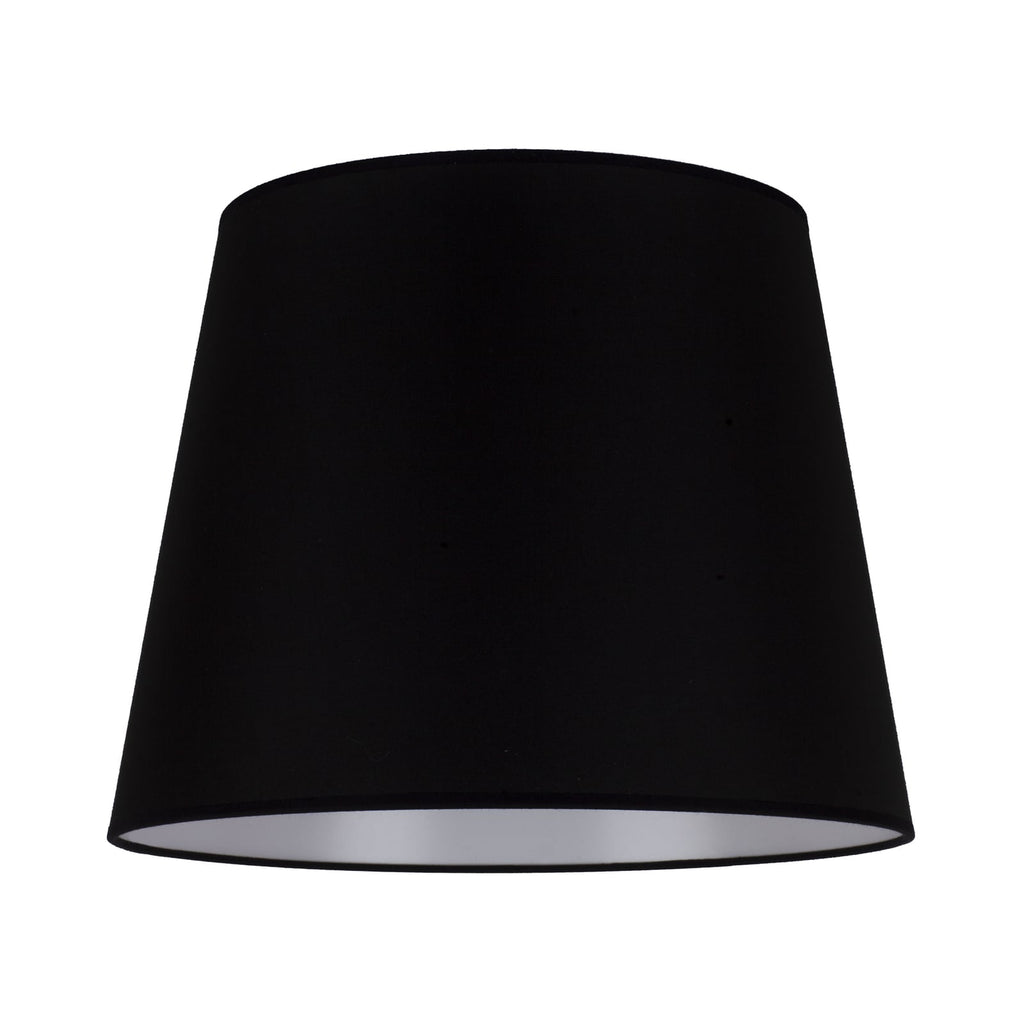 Lampeskjerm Classic L for gulvlamper svart tekstil bakside