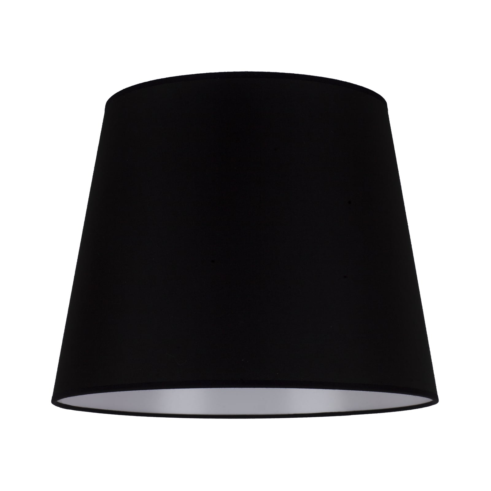 Lampeskjerm Classic L for gulvlamper svart tekstil bakside