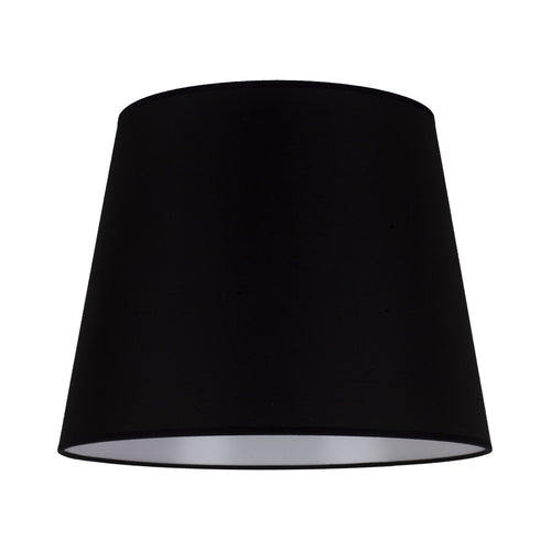 Lampeskjerm Classic L for gulvlamper svart tekstil bakside