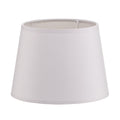 Lampeskjerm Classic S tekstil hvit E14 Ø19,5 cm forfra