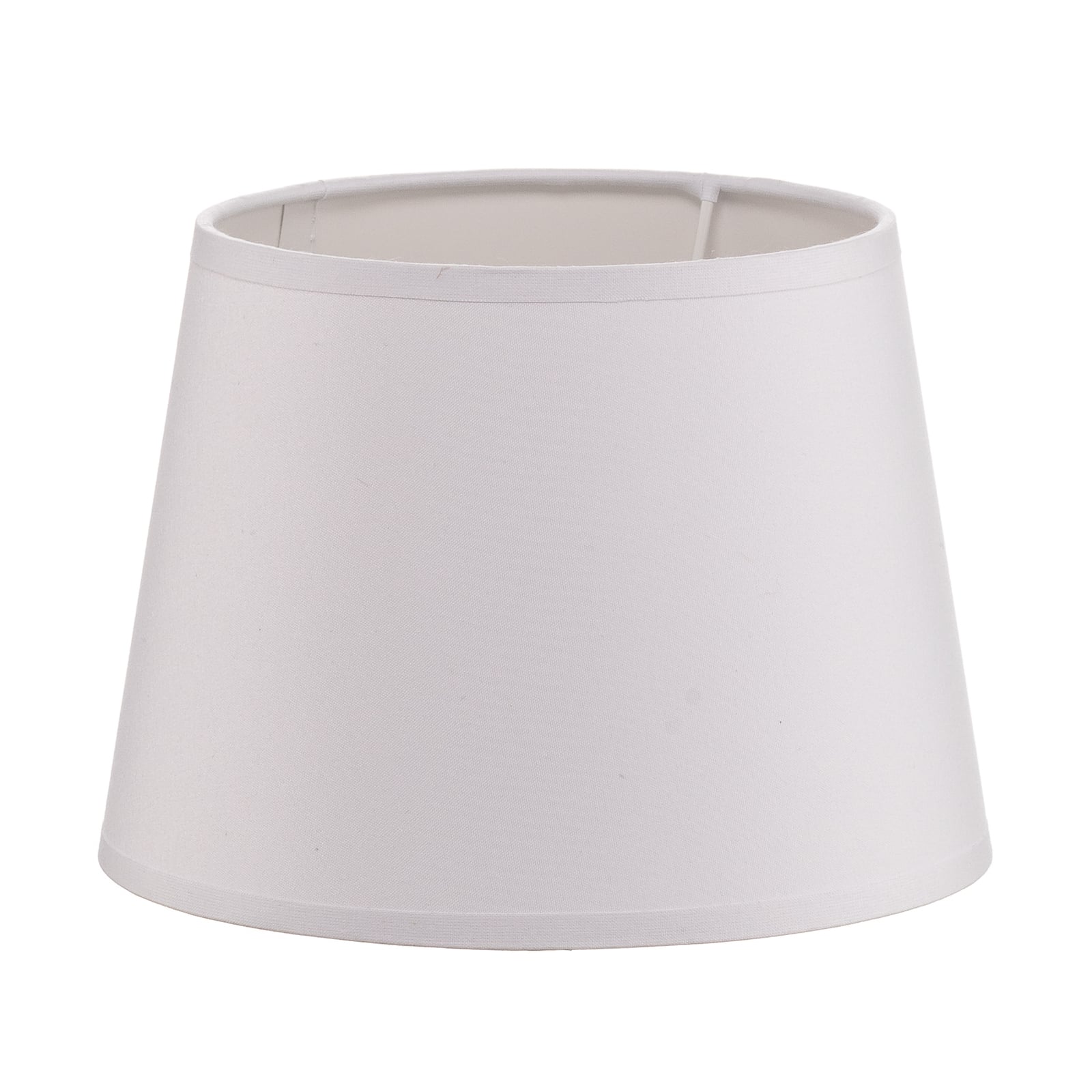 Lampeskjerm Classic S tekstil hvit E14 Ø19,5 cm forfra