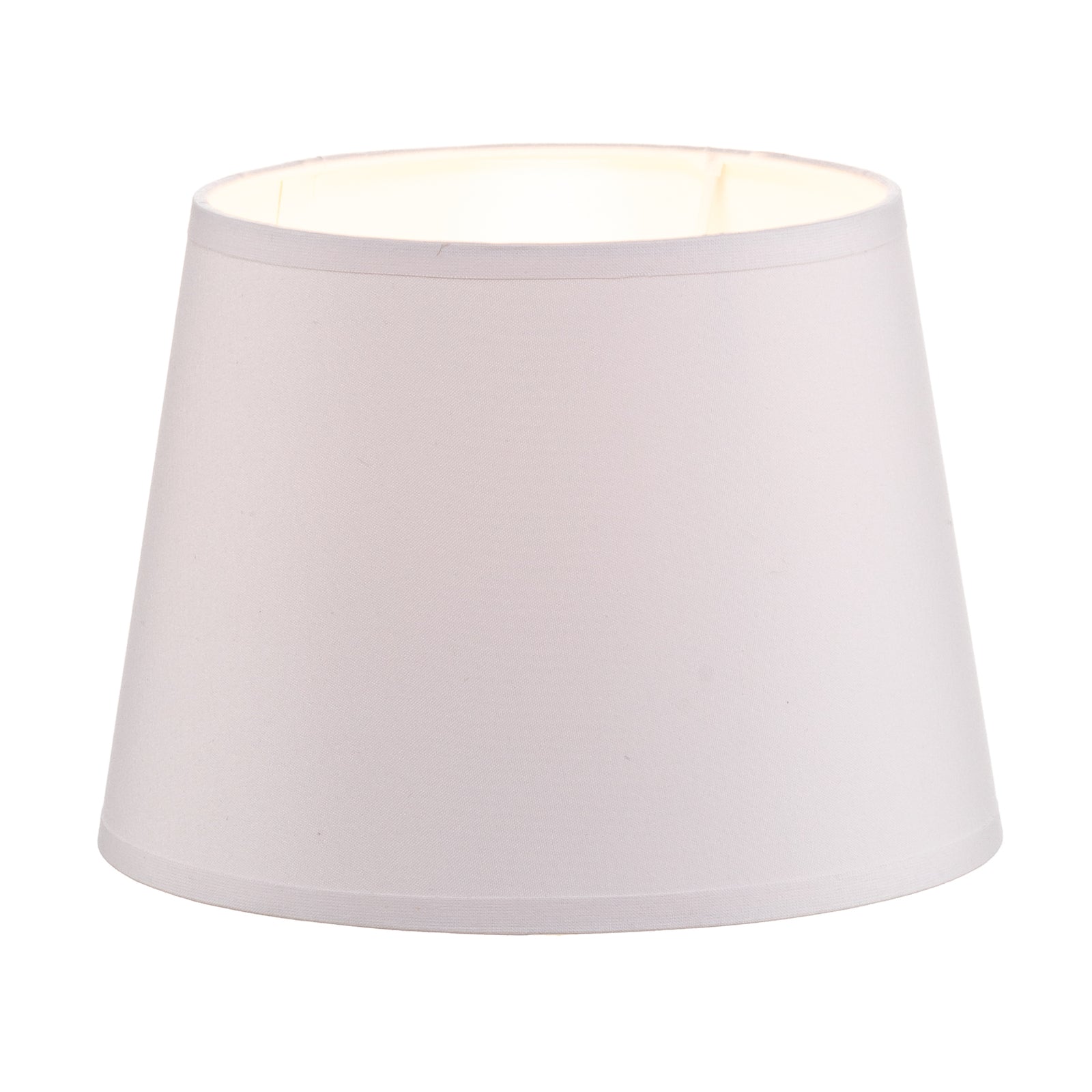 Bakside av Lampeskjerm Classic S tekstil hvit E14 Ø19,5 cm