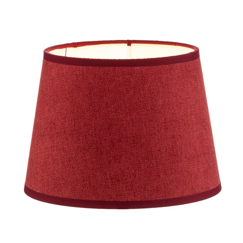 Lampeskjerm Classic S vevd tekstil rød E14 bakside