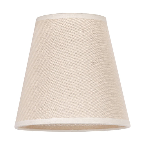 Lampeskjerm Cone AB bomull beige Ø15 cm E14 forfra