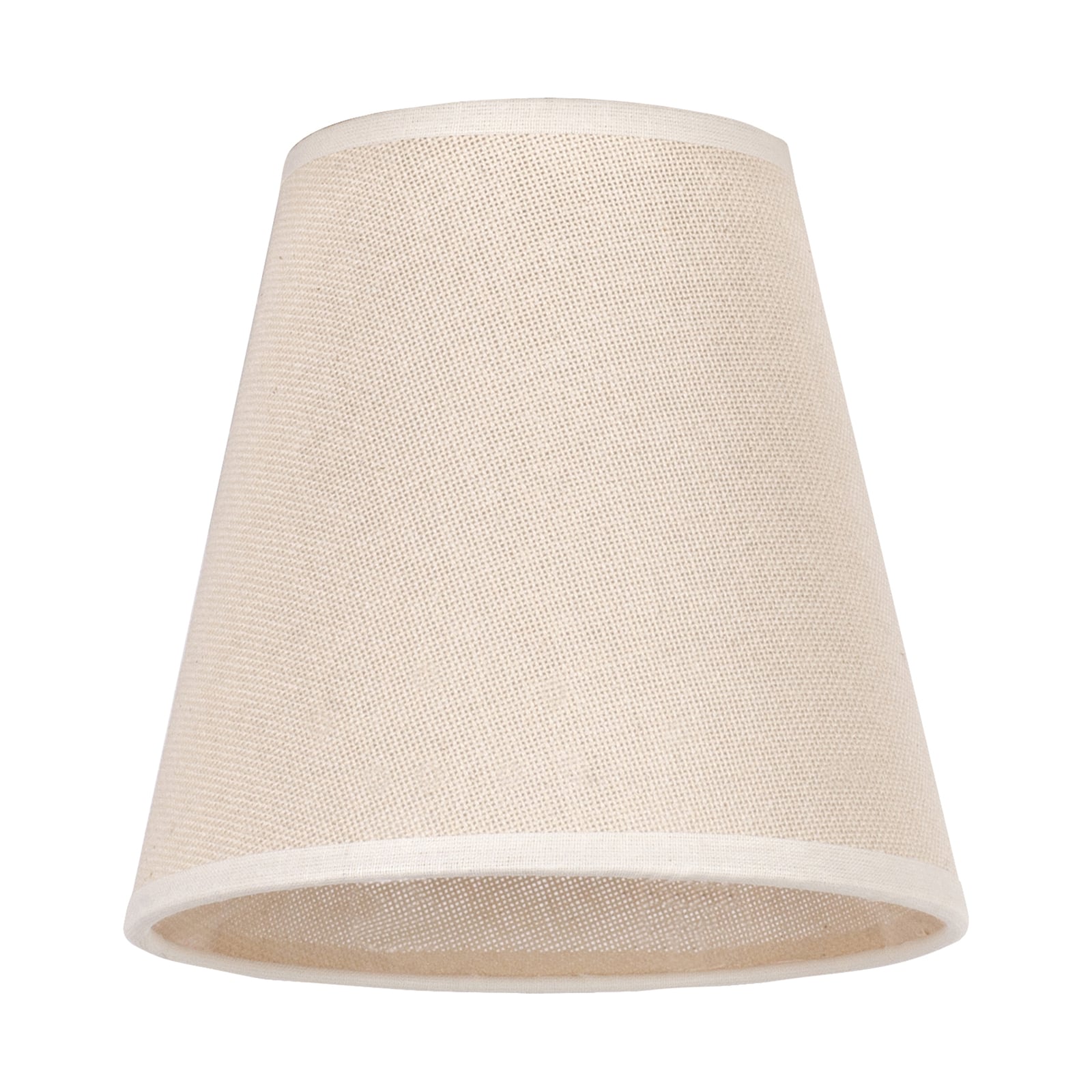 Lampeskjerm Cone AB bomull beige Ø15 cm E14 bakside