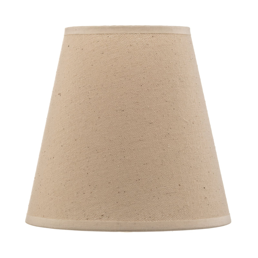 Lampeskjerm Cone AB bomull beige Ø15 cm E14 sideprofil