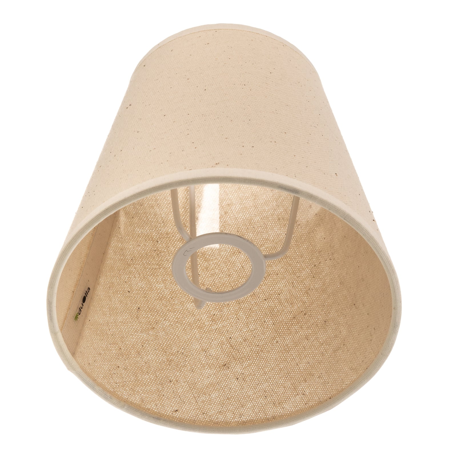 Lampeskjerm Cone AB bomull beige Ø15 cm E14 i interiør