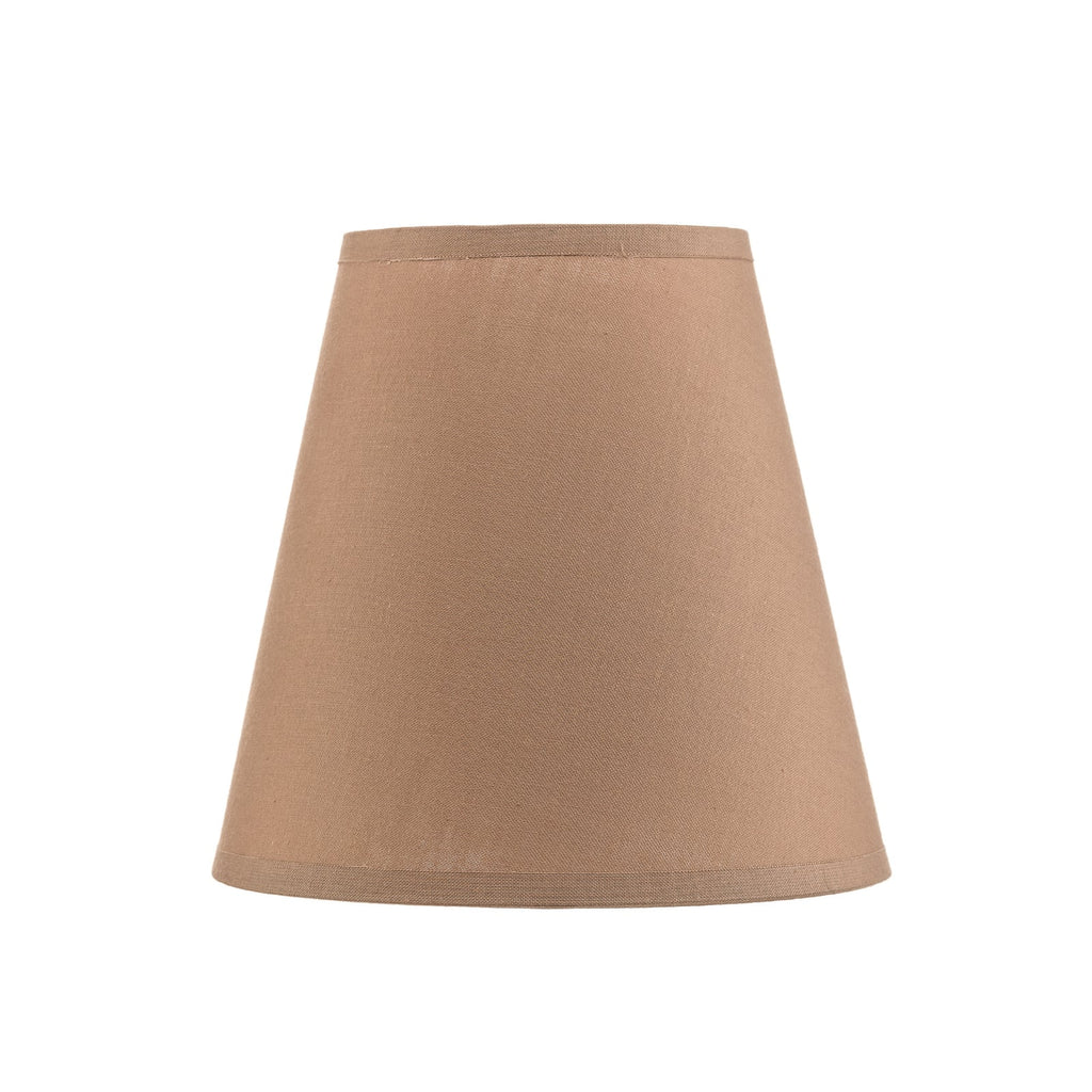 Lampeskjerm Cone AB bomull cappuccino Ø15 cm E14 bakside