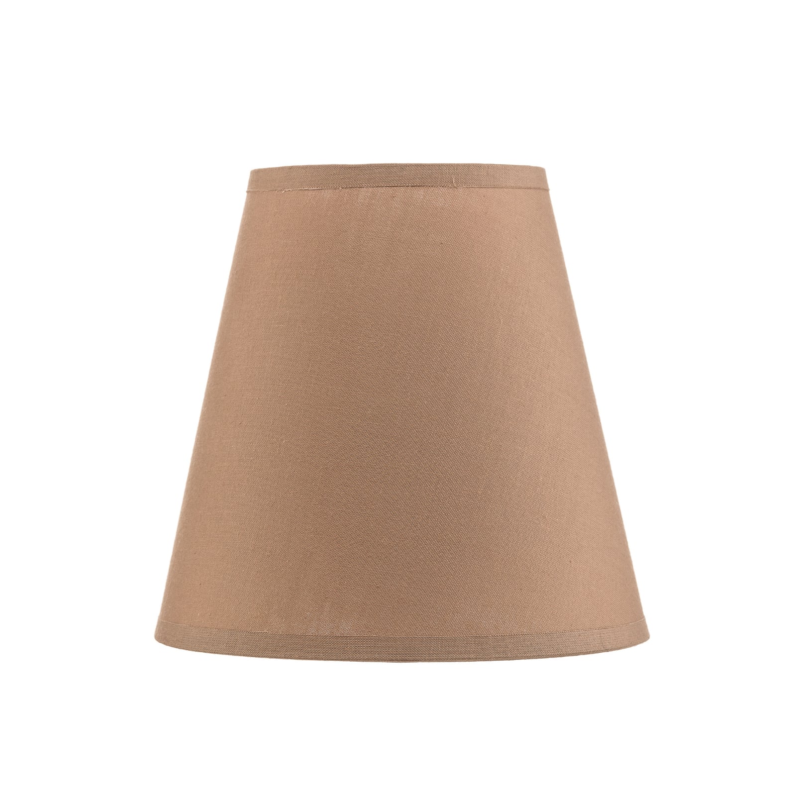 Lampeskjerm Cone AB bomull cappuccino Ø15 cm E14 bakside