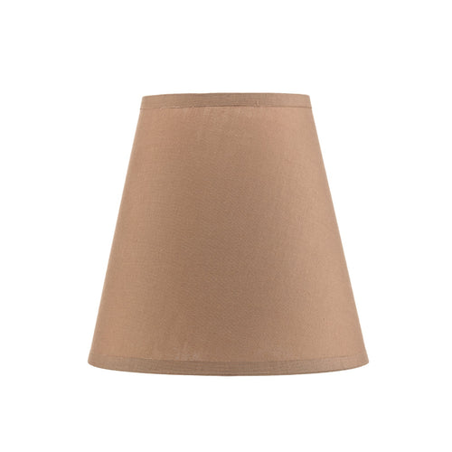 Lampeskjerm Cone AB bomull cappuccino Ø15 cm E14 bakside
