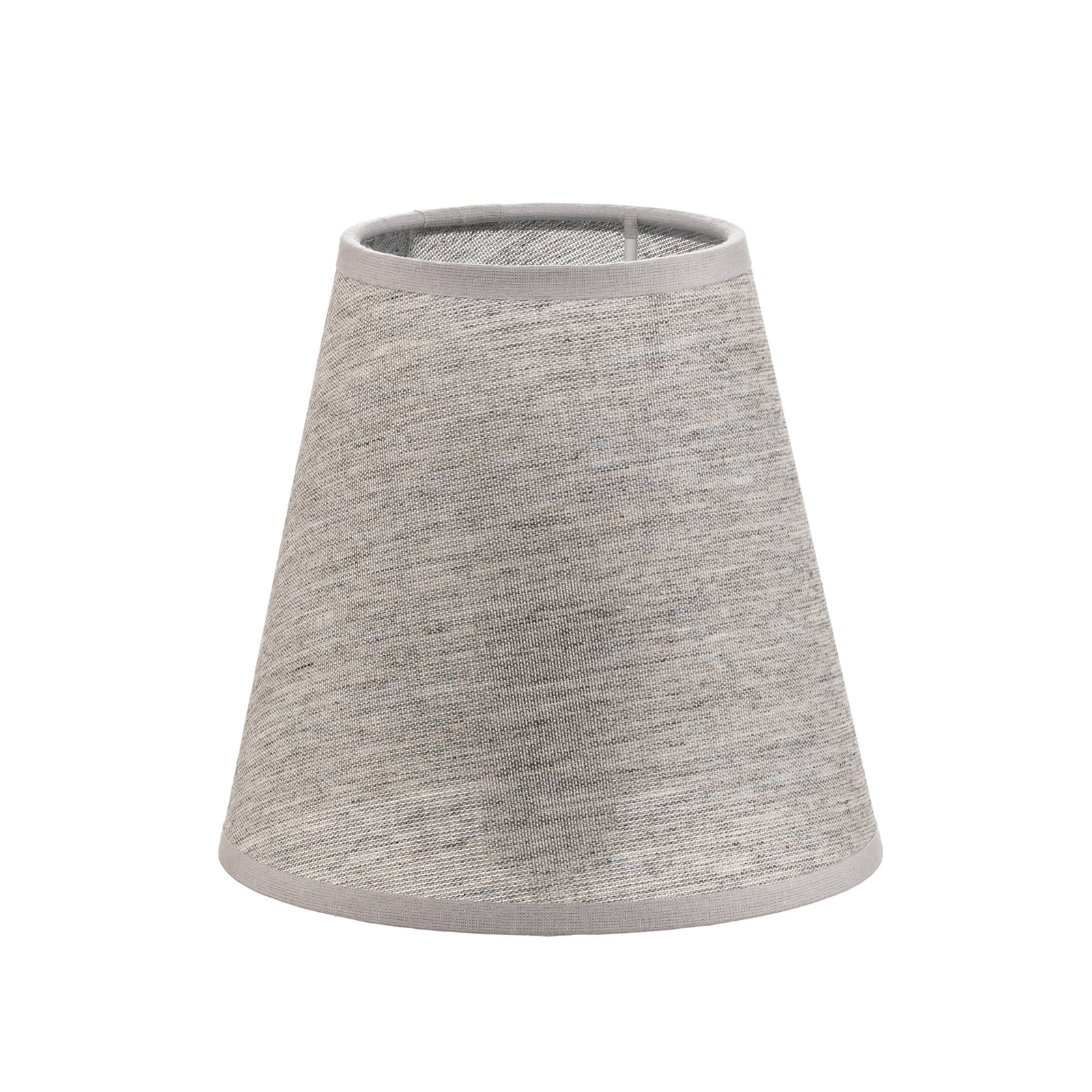 Lampeskjerm Cone AB bomull polyester grå forfra