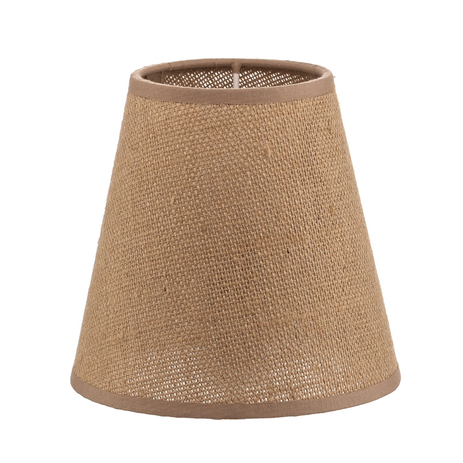 Lampeskjerm Cone AB tekstil lysebrun E14 Ø15 cm montert