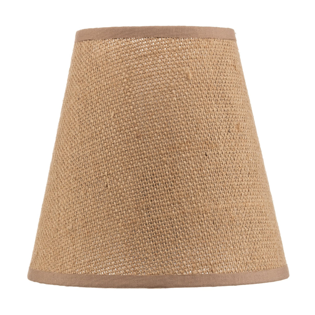 Lampeskjerm Cone AB tekstil lysebrun E14 Ø15 cm side