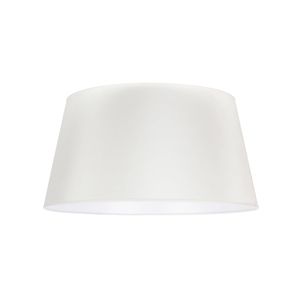 Lampeskjerm Cone chintz ecru/hvit bakside