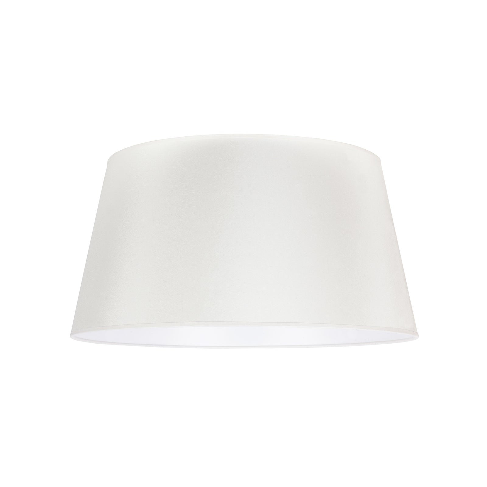 Lampeskjerm Cone chintz ecru/hvit bakside