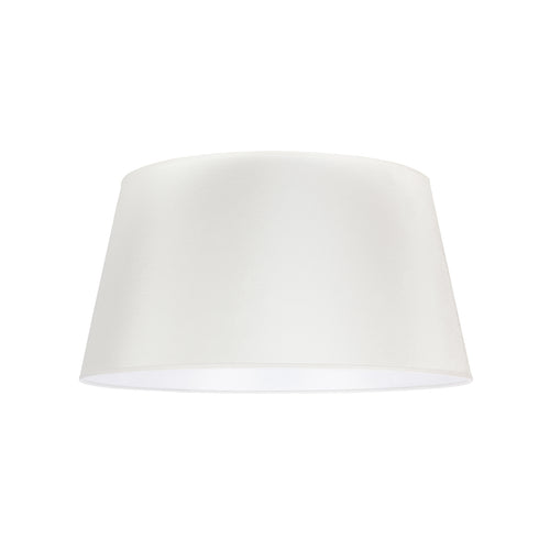 Lampeskjerm Cone chintz ecru/hvit bakside