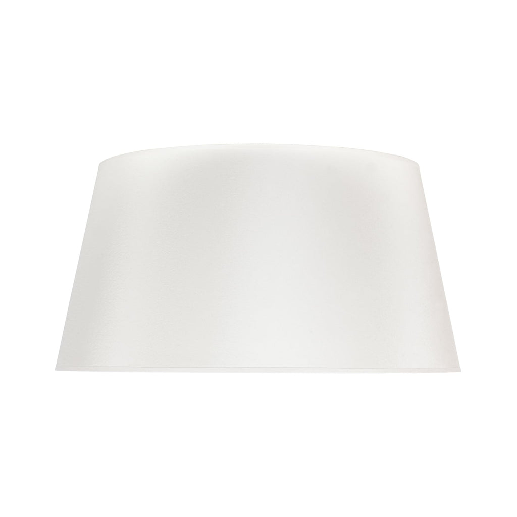 Lampeskjerm Cone chintz ecru/hvit forfra