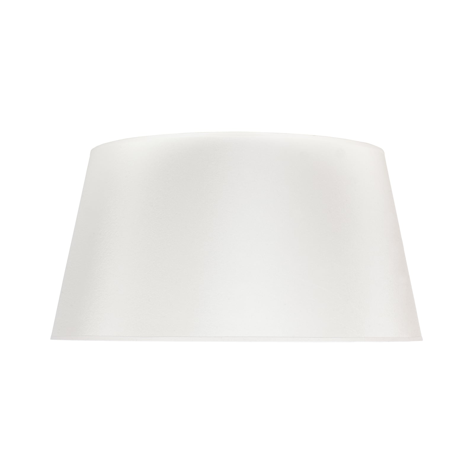 Lampeskjerm Cone chintz ecru/hvit forfra