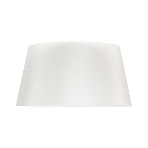 Lampeskjerm Cone chintz ecru/hvit forfra