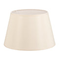 Lampeskjerm Cone chintz ecru/hvit forfra
