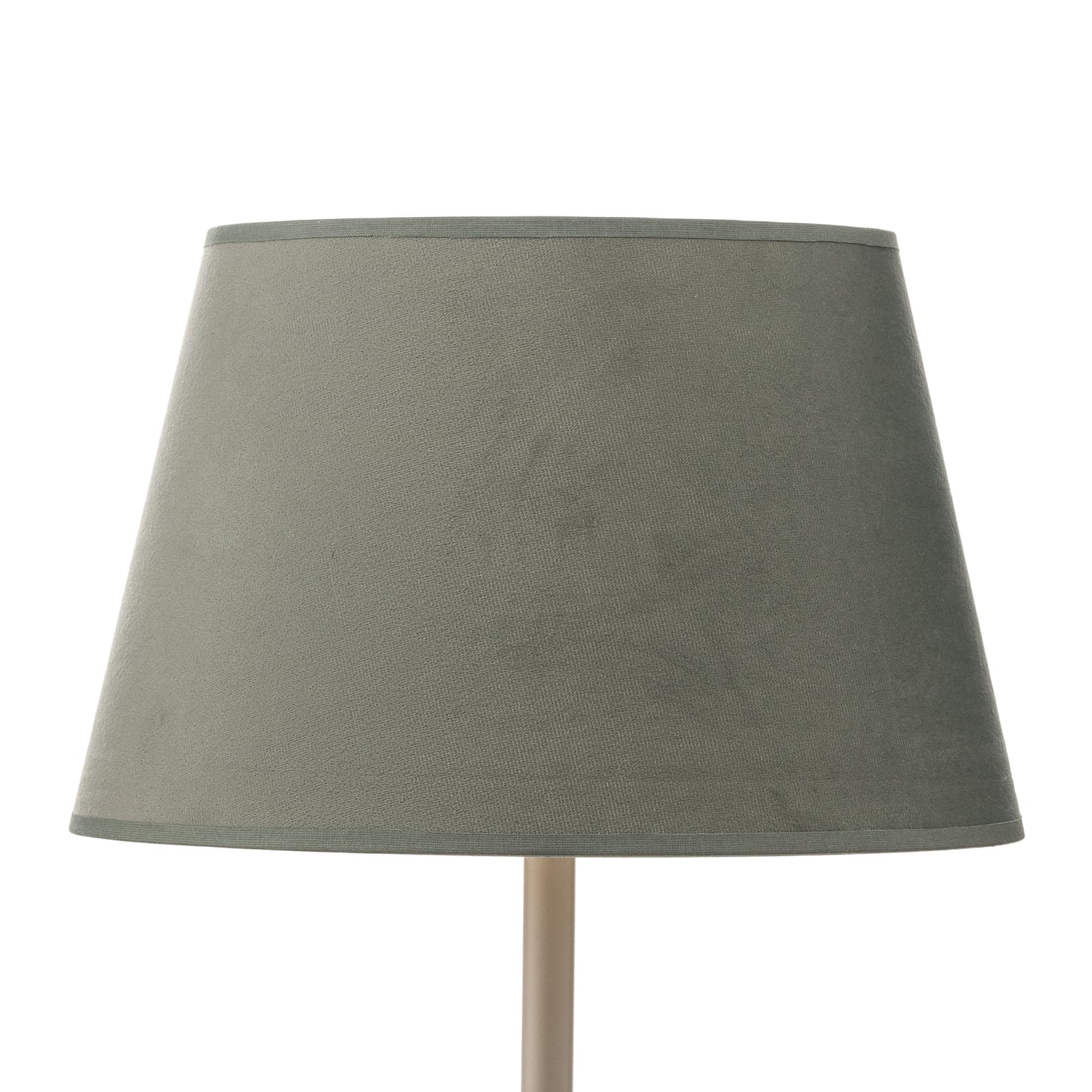 Detalj av lampeskjerm Cone mintgrønn/gull semsket skinn