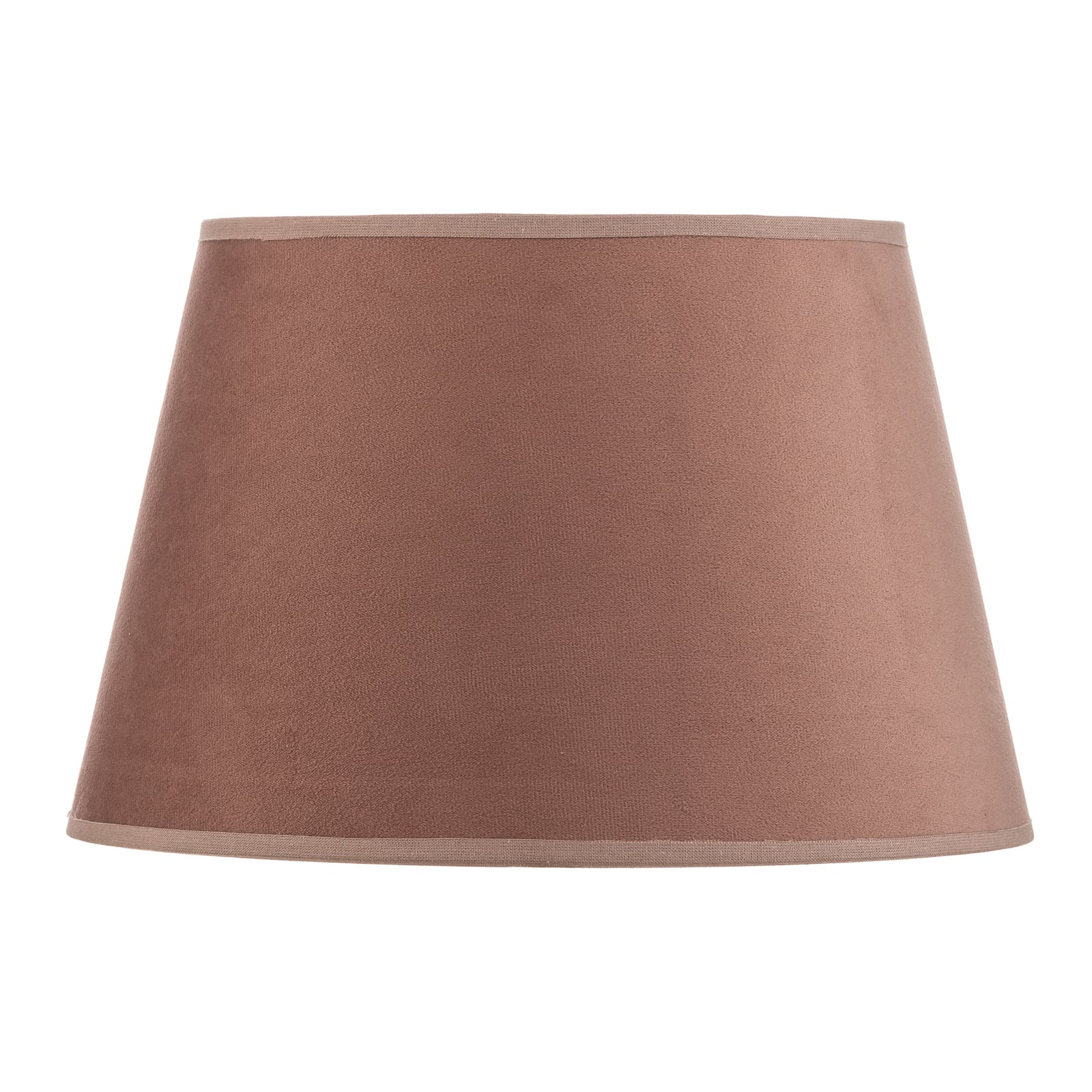 Lampeskjerm Cone rosa/gull semsket skinn detalj av materiale