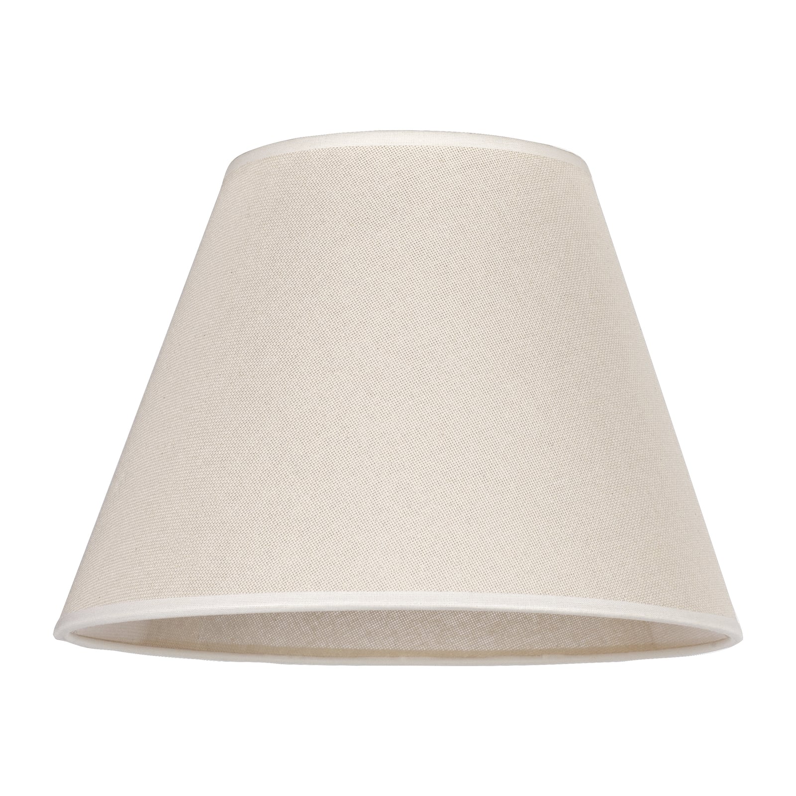Lampeskjerm Mini Romance for gulvlampe bomull beige forfra