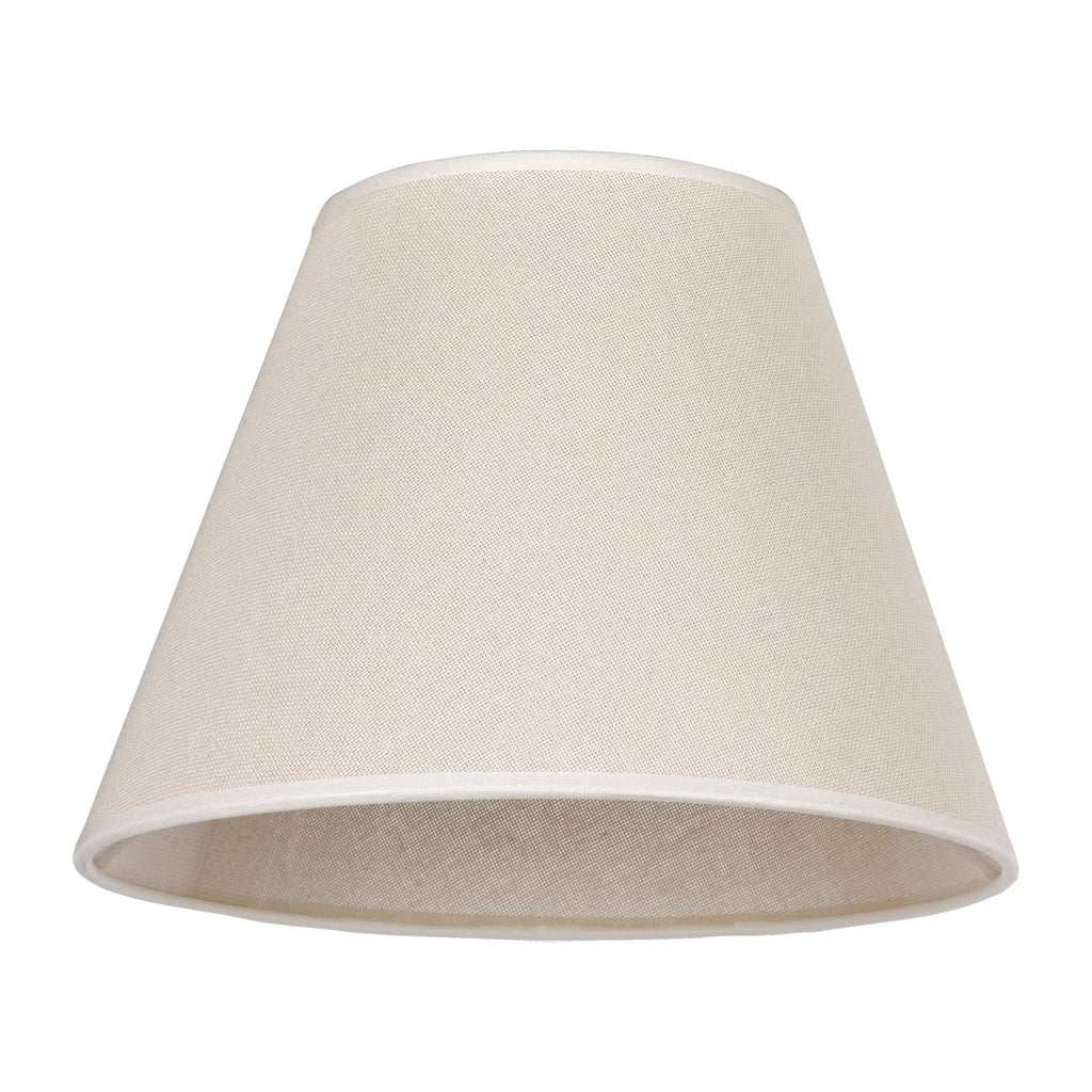 Lampeskjerm Mini Romance for gulvlampe bomull beige bakside