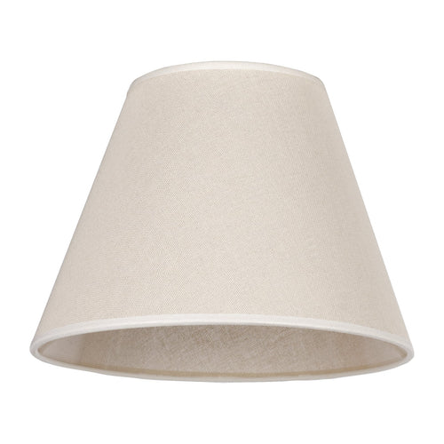 Lampeskjerm Mini Romance for gulvlampe bomull beige bakside