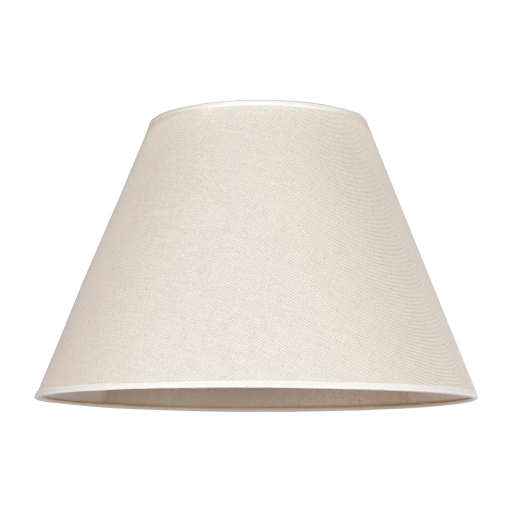 Lampeskjerm Pseudosofia for gulvlampe bomull beige forfra