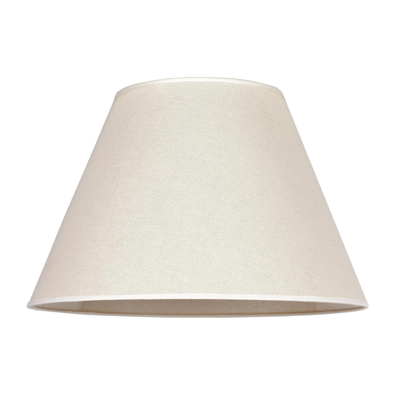 Lampeskjerm Pseudosofia for gulvlampe bomull beige forfra