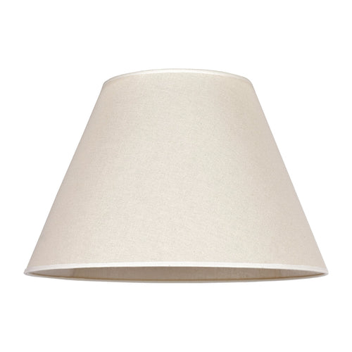 Lampeskjerm Pseudosofia for gulvlampe bomull beige forfra