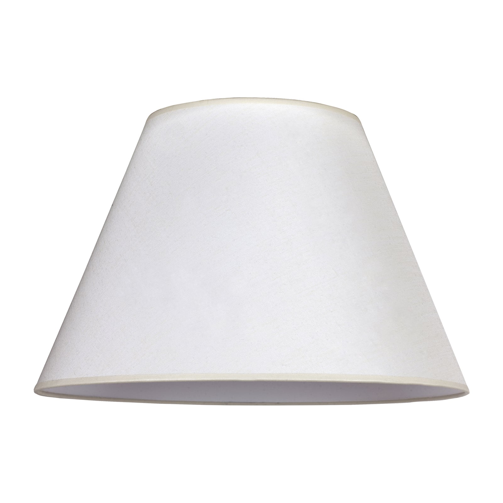 Lampeskjerm Pseudosofia for gulvlampe bomull ecru Ø45 cm forfra