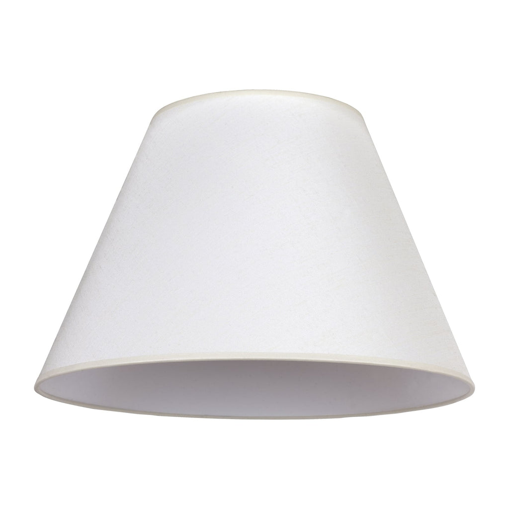 Lampeskjerm Pseudosofia for gulvlampe bomull ecru Ø45 cm bakside