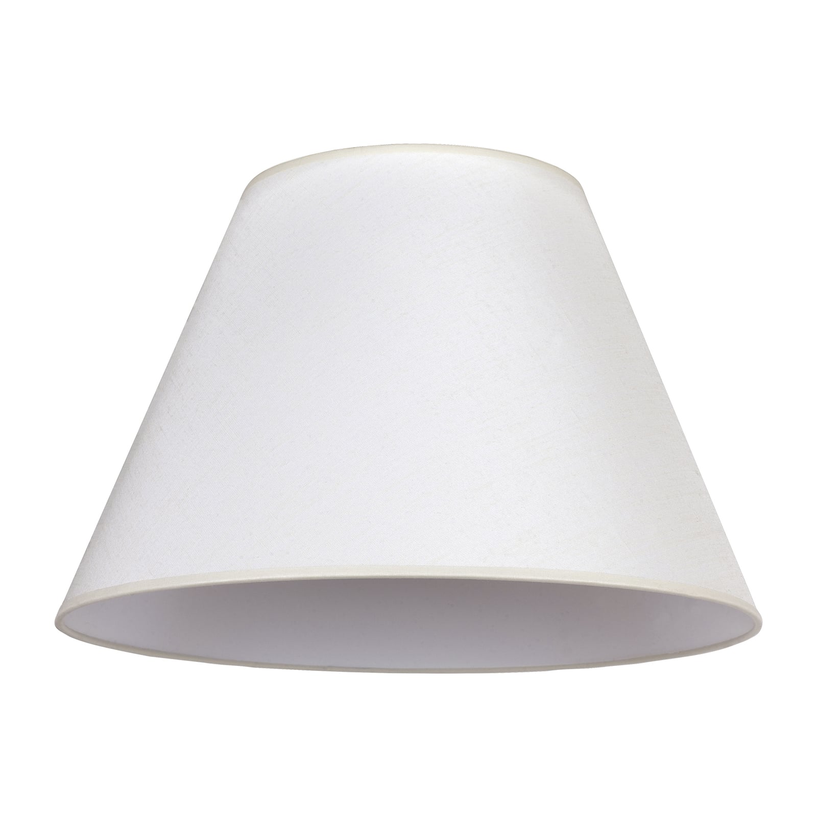 Lampeskjerm Pseudosofia for gulvlampe bomull ecru Ø45 cm bakside