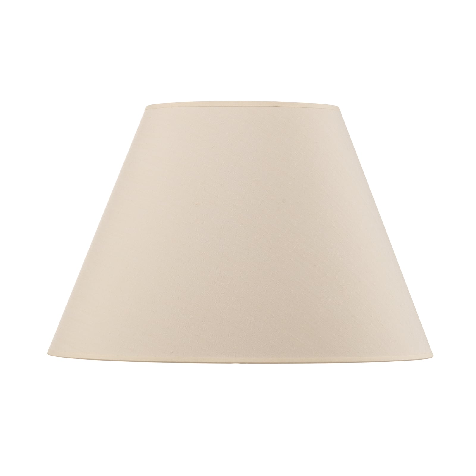 Lampeskjerm Pseudosofia for gulvlampe bomull ecru Ø45 cm side