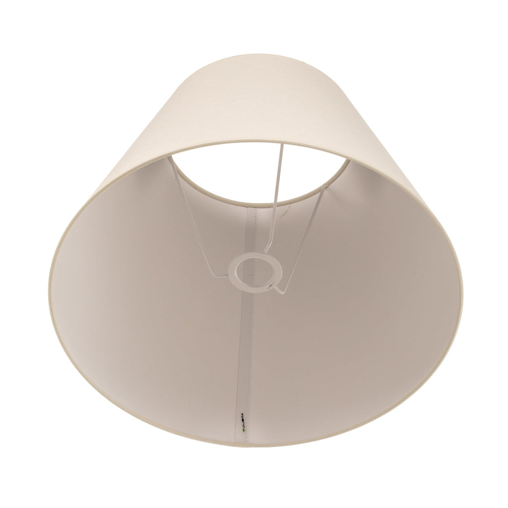 Lampeskjerm Pseudosofia for gulvlampe bomull ecru Ø45 cm miljøbilde