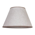 Lampeskjerm Pseudosofia for gulvlampe bomull ecru Ø45 cm forfra