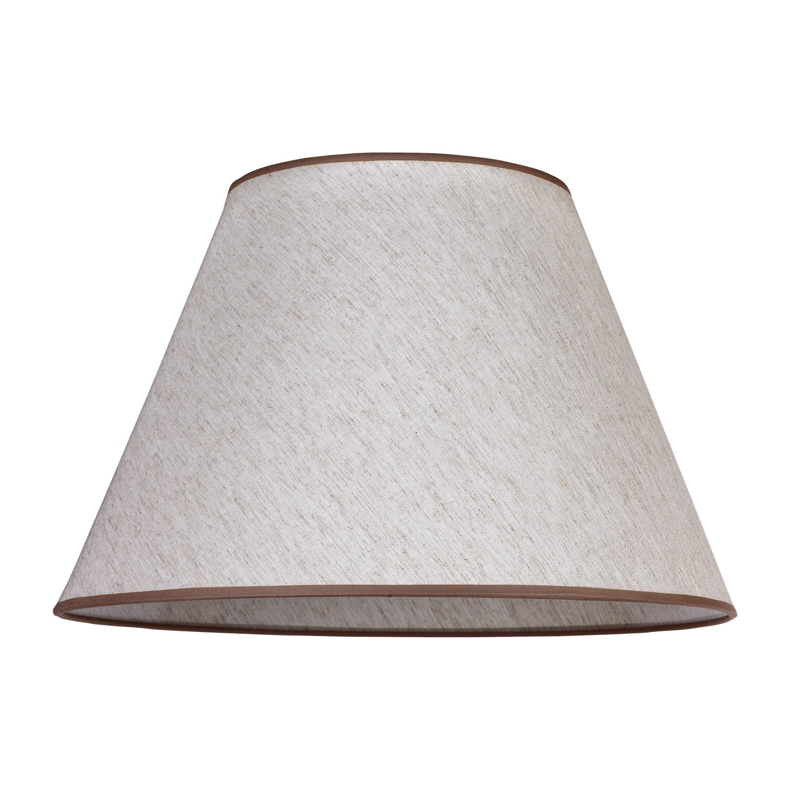 Lampeskjerm Pseudosofia for gulvlampe bomull ecru Ø45 cm forfra
