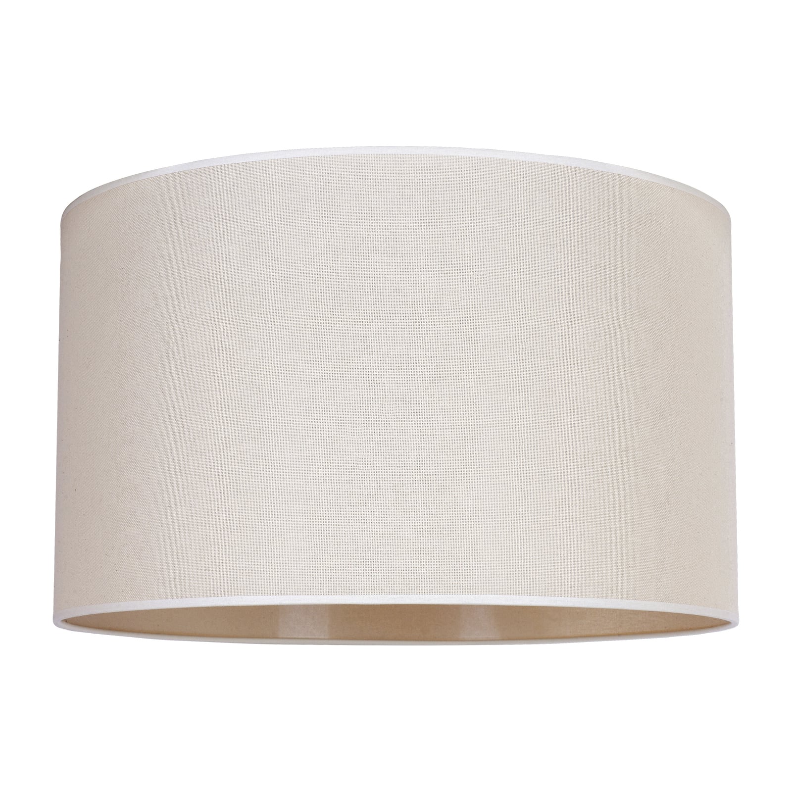 Lampeskjerm Roller bomull beige Ø50 cm forfra