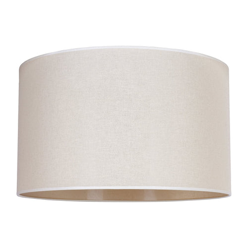 Lampeskjerm Roller bomull beige Ø50 cm forfra
