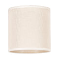Lampeskjerm Roller bomull beige Ø15 cm høyde 15 cm E27 forfra