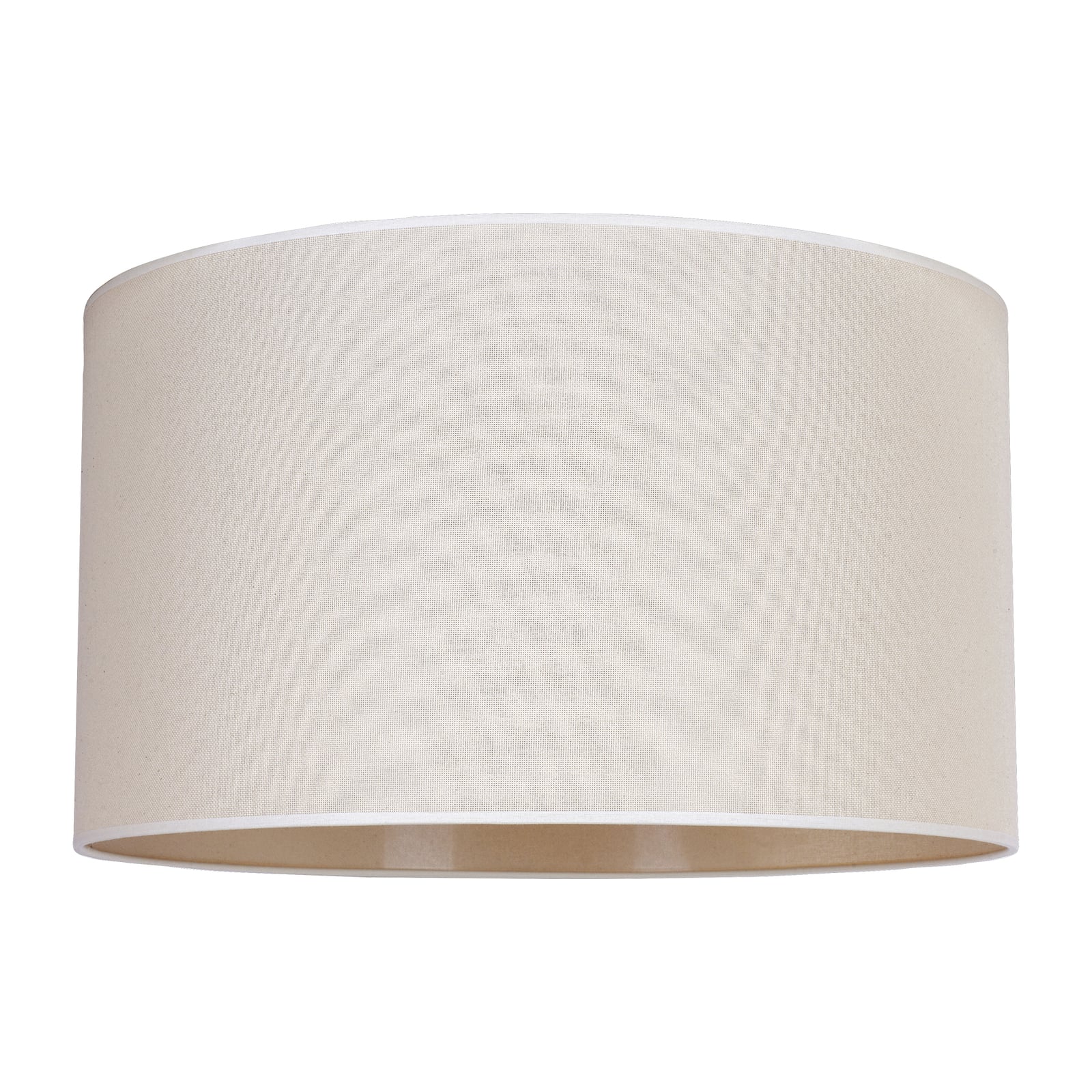 Lampeskjerm Roller bomull beige Ø40 cm H22 cm E27 forfra