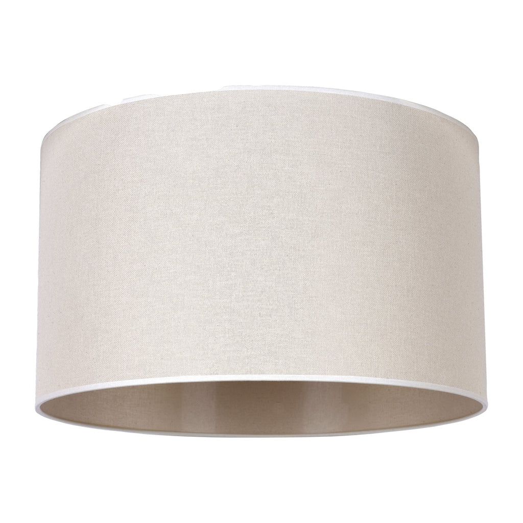 Lampeskjerm Roller bomull beige bakside