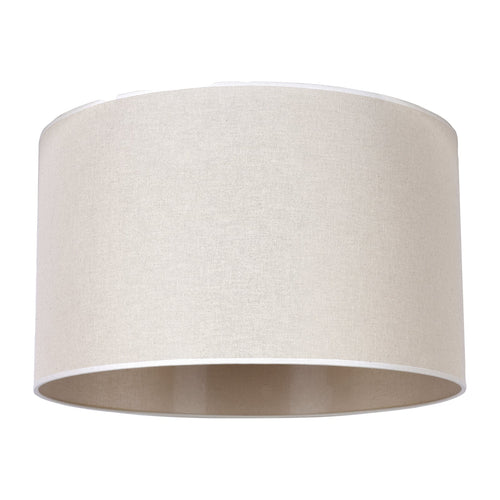 Lampeskjerm Roller bomull beige bakside