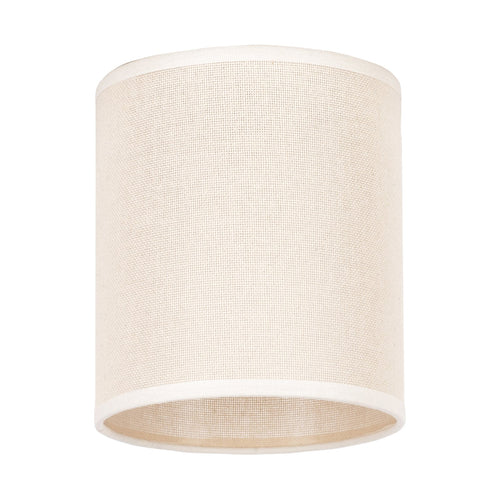 Lampeskjerm Roller bomull beige bakside
