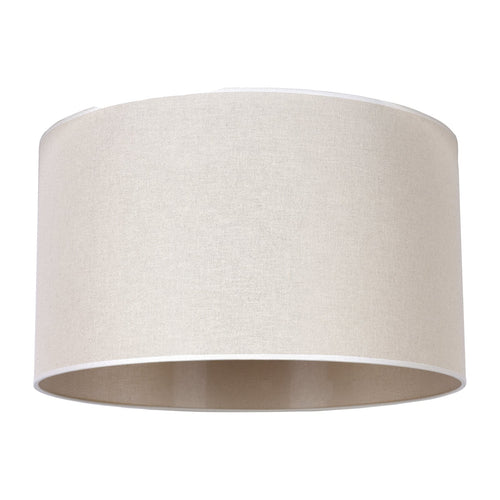 Lampeskjerm Roller bomull beige detalj av tekstur