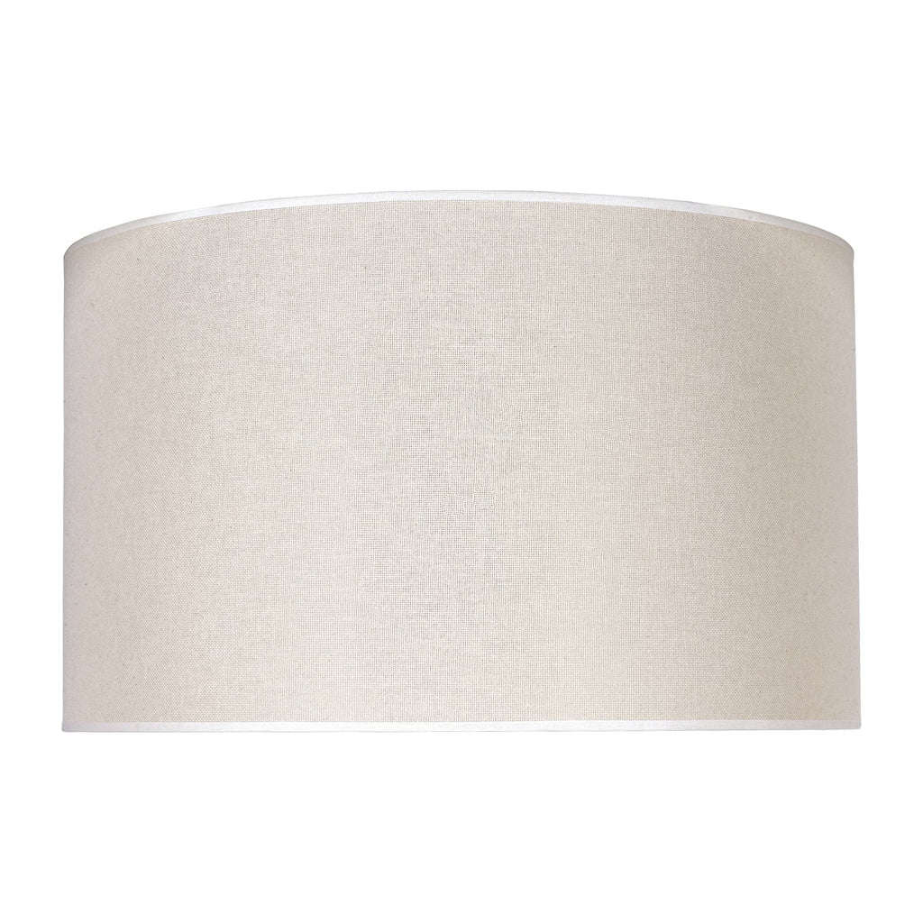 Lampeskjerm Roller bomull beige detalj
