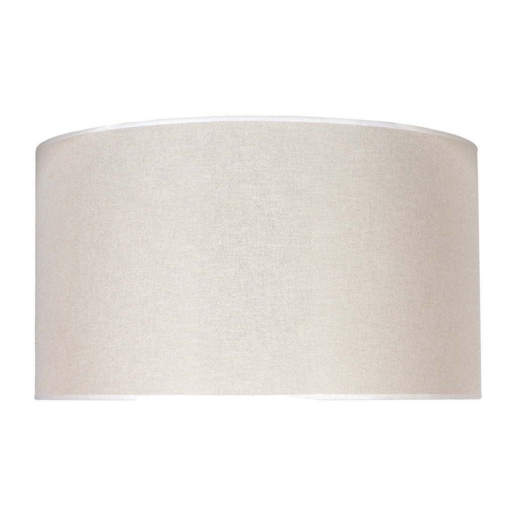 Lampeskjerm Roller bomull beige montert i rom